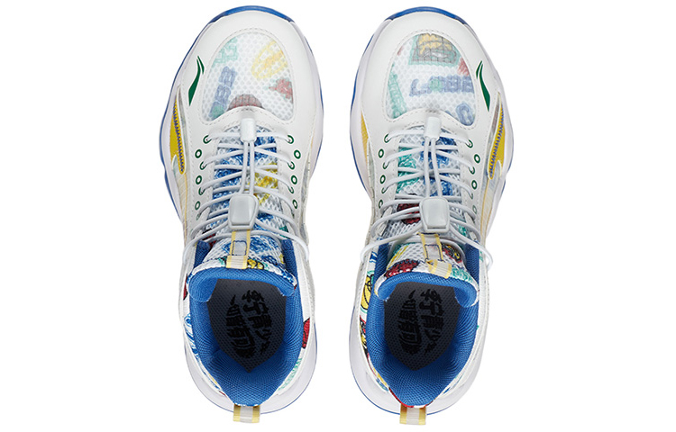 Lookbook (Youth) Li-Ning ) Pioneer Primary 2.0 'White Blue Yellow' YKBS018-53