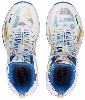 (Youth) Li-Ning ) Pioneer Primary 2.0 'White Blue Yellow' YKBS018-53 Lookbook (Youth) Li-Ning ) Pioneer Primary 2.0 'White Blue Yellow' YKBS018-53