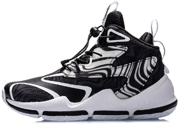 (Youth) Li-Ning 'Needle Versus High-Top Basketball - Black White' YKBQ008-3 Buy (Youth) Li-Ning 'Needle Versus High-Top Basketball - Black White' YKBQ008-3