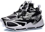 Lookbook (JR) Li-Ning 'Needle Versus High-Top Bola Keranjang - Hitam Putih' YKBQ008-3