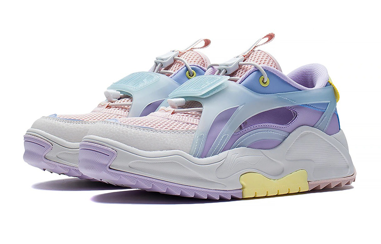 Lookbook (JR) Li-Ning ''Rosa Viola Blu'' ''Qin You Traspirante'' YKCS042-4