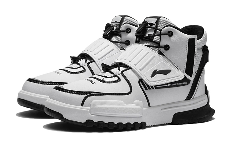 Lookbook (Youth) Li-Ning 'Untamed High-Top White Black' YKCR172-13