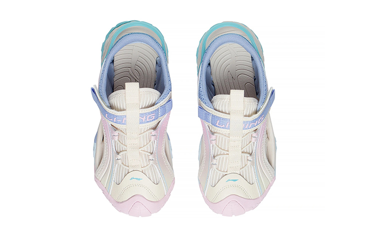 Shop (Youth) Li-Ning 'White Pink Blue' YKUS006-2