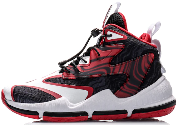 (Youth) Li-Ning 'Zhēn Fēng Xiāng Duì' High Top Basketball 'Black Red White' YKBQ008-1 Buy (Youth) Li-Ning 'Zhēn Fēng Xiāng Duì' High Top Basketball 'Black Red White' YKBQ008-1