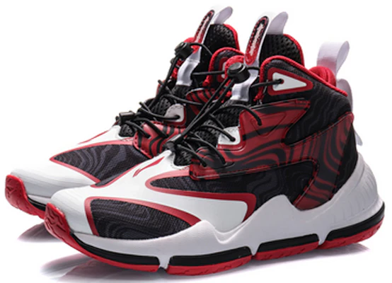 (Youth) Li-Ning 'Zhēn Fēng Xiāng Duì' High Top Basketball 'Black Red White' YKBQ008-1 Lookbook (Youth) Li-Ning 'Zhēn Fēng Xiāng Duì' High Top Basketball 'Black Red White' YKBQ008-1