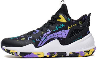 (JR) 李寧 トレーニングバスケシューズ 黒紫 YKBS104-13 Buy (JR) 李寧 トレーニングバスケシューズ 黒紫 YKBS104-13