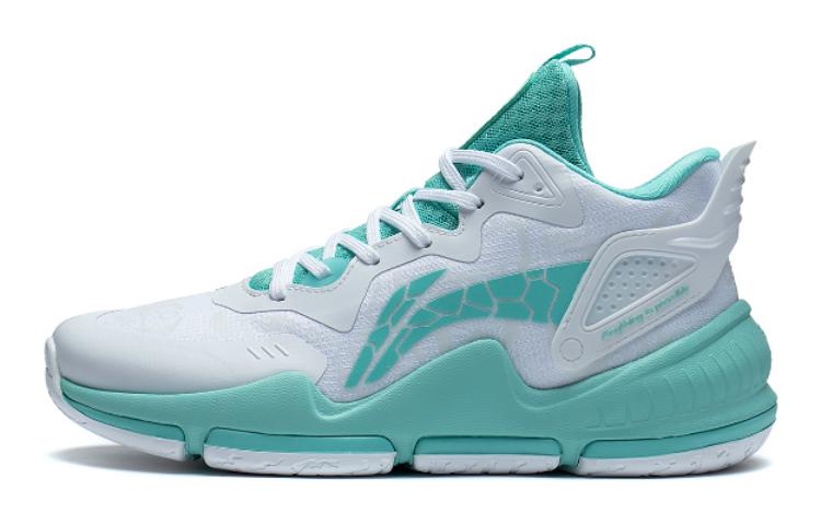 (Youth) Li-Ning Athletic Training Basketball Shoes 'White Aqua' YKBS104-11