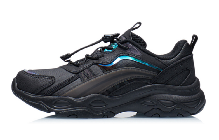 (Youth) Li-Ning Aurora Running V2 Low 'Black' YKCR130-13