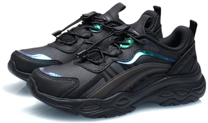 (Youth) Li-Ning Aurora Running V2 Low 'Black' YKCR130-13 Lookbook (Youth) Li-Ning Aurora Running V2 Low 'Black' YKCR130-13