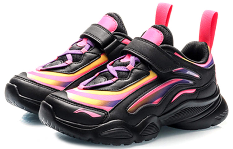 Lookbook (Youth) Li-Ning Aurora Windwalker 'Black Pink' YKCQ274-6