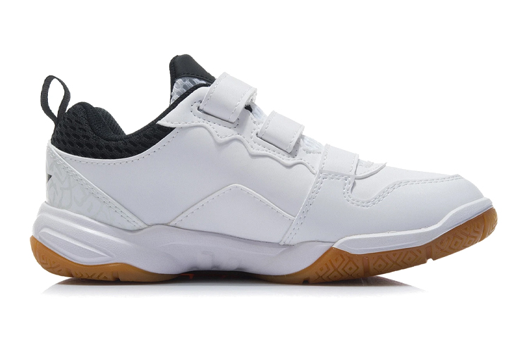 Order (JR) Li-Ning Entrenamiento Bádminton Low 'Blanco Negro' AYTR028-1