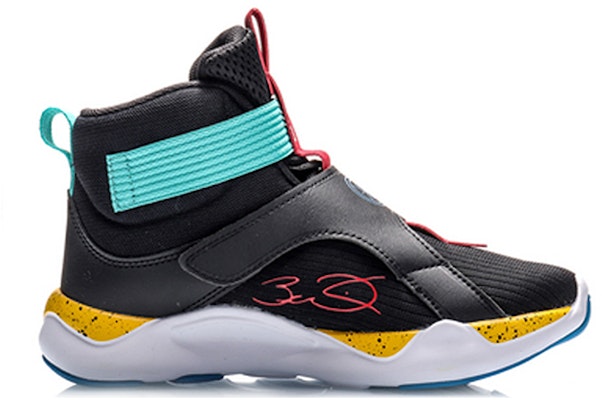 (Youth) Li-Ning Basketball High 'Black Green' YKBQ004-3 Order (Youth) Li-Ning Basketball High 'Black Green' YKBQ004-3