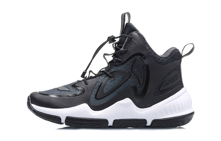 (Youth) Li-Ning Basketball High 'Black Grey' YKBP012-5