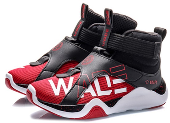 (Youth) Li-Ning Basketball High 'Black Red' YKBQ004-1 Lookbook (Youth) Li-Ning Basketball High 'Black Red' YKBQ004-1
