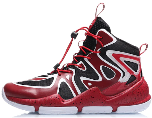 (Youth) Li-Ning Basketball High 'Black Red' YKBQ016-5 Buy (Youth) Li-Ning Basketball High 'Black Red' YKBQ016-5
