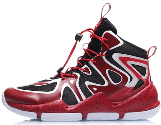 (Youth) Li-Ning Basketball High 'Black Red' YKBQ016-5 Buy (Youth) Li-Ning Basketball High 'Black Red' YKBQ016-5