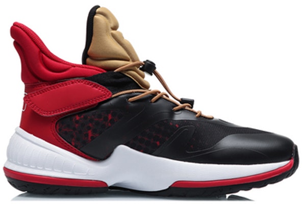 (Youth) Li-Ning Basketball High 'Black Red' YKBQ036-9 Order (Youth) Li-Ning Basketball High 'Black Red' YKBQ036-9