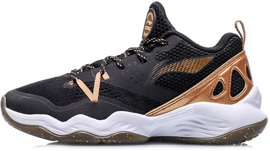 大童 LiNing李寧 減震 低幫 籃球鞋 黑黃 Buy 大童 LiNing李寧 減震 低幫 籃球鞋 黑黃