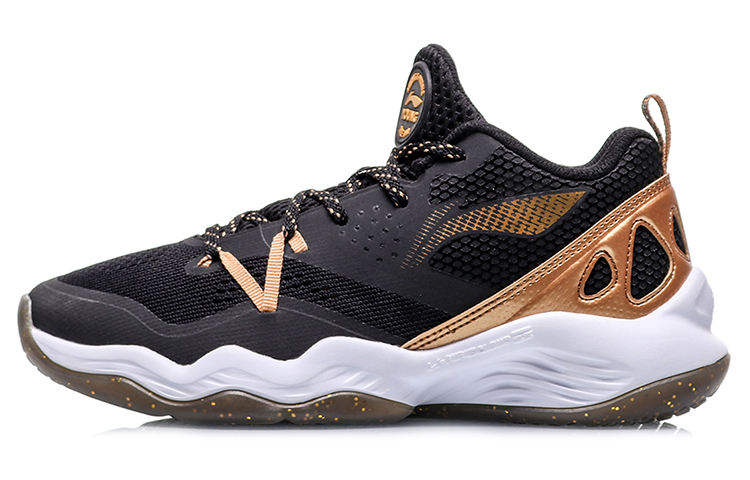 (Youth) Li-Ning Basketball Low 'Black Yellow' YKBP001-9