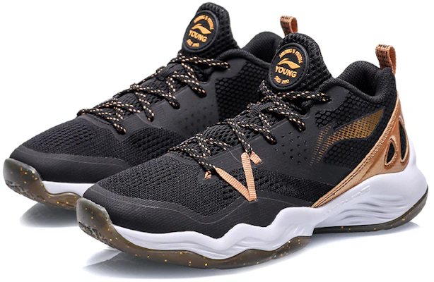(Youth) Li-Ning Basketball Low 'Black Yellow' YKBP001-9 Lookbook (Youth) Li-Ning Basketball Low 'Black Yellow' YKBP001-9
