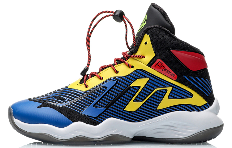 (Youth) Li-Ning Basketball Mid 'Black Blue' YKBP044-7