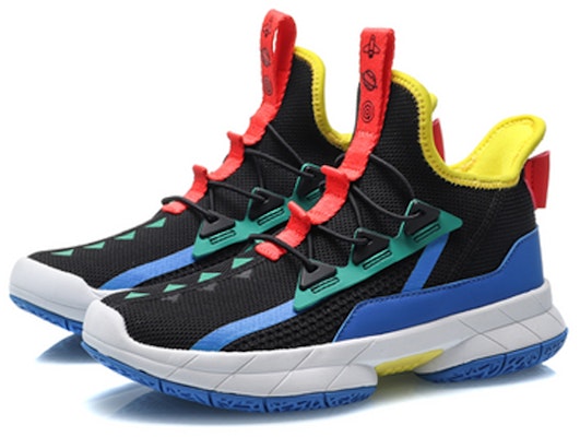 (Youth) Li-Ning Basketball Mid 'Black Blue' YKCQ246-1 Lookbook (Youth) Li-Ning Basketball Mid 'Black Blue' YKCQ246-1