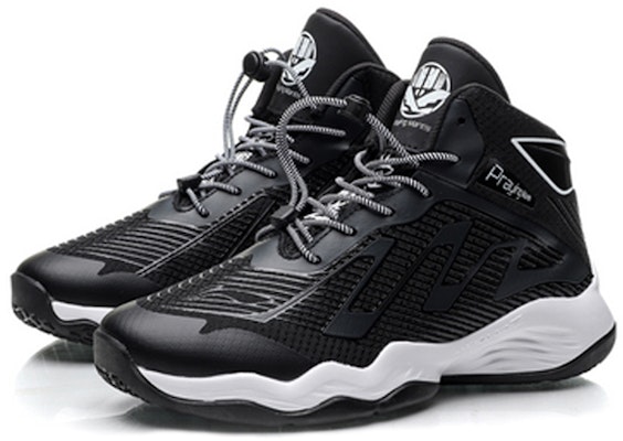 (Youth) Li-Ning Basketball Mid 'Black White' YKBP044-5 Lookbook (Youth) Li-Ning Basketball Mid 'Black White' YKBP044-5