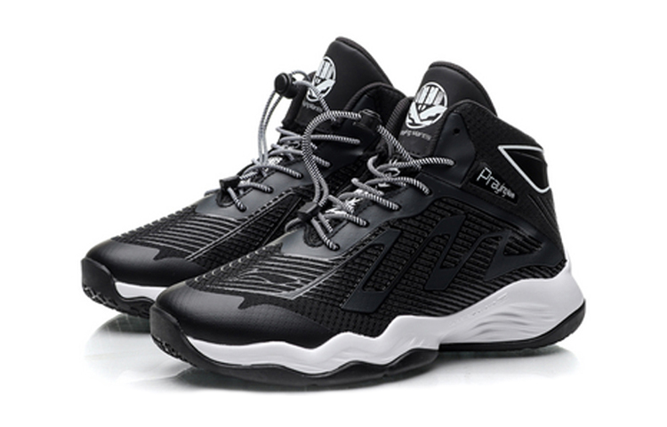 Lookbook (Youth) Li-Ning Basketball Mid 'Black White' YKBP044-5