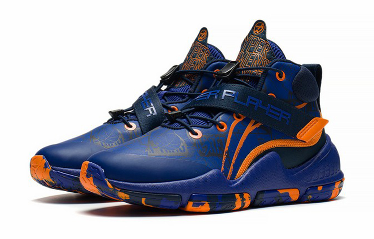 Lookbook (Youth) Li-Ning Basketball Mid 'Blue Shock Absorption Bounce' YKBS078-15