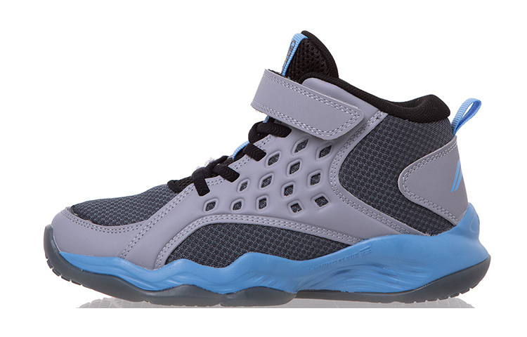 (Youth) Li-Ning Basketball Mid 'Grey Blue' YKBQ032-9