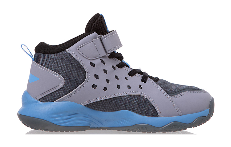 Order (Youth) Li-Ning Basketball Mid 'Grey Blue' YKBQ032-9