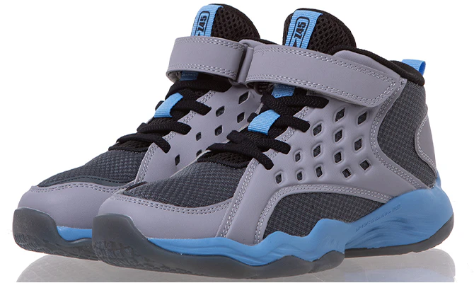 (Youth) Li-Ning Basketball Mid 'Grey Blue' YKBQ032-9 Lookbook (Youth) Li-Ning Basketball Mid 'Grey Blue' YKBQ032-9