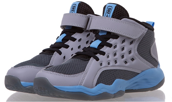 (Youth) Li-Ning Basketball Mid 'Grey Blue' YKBQ032-9 Lookbook (Youth) Li-Ning Basketball Mid 'Grey Blue' YKBQ032-9