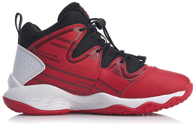 (Youth) Li-Ning Basketball Mid 'Red Black' YKBP092-7 Order (Youth) Li-Ning Basketball Mid 'Red Black' YKBP092-7