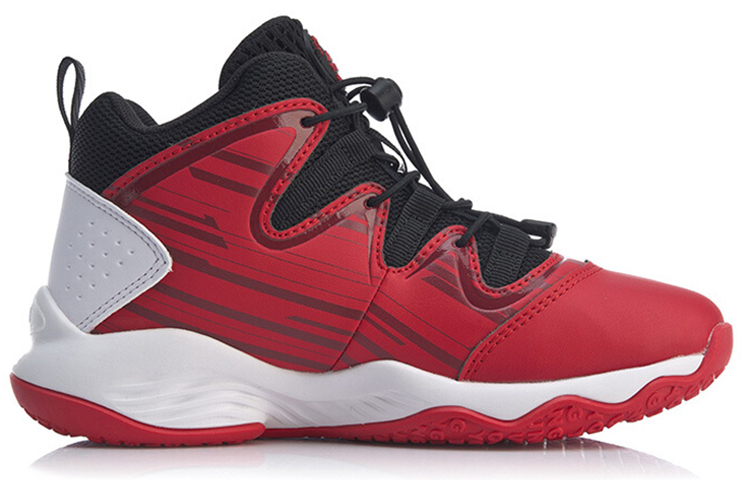 Order (Youth) Li-Ning Basketball Mid 'Red Black' YKBP092-7