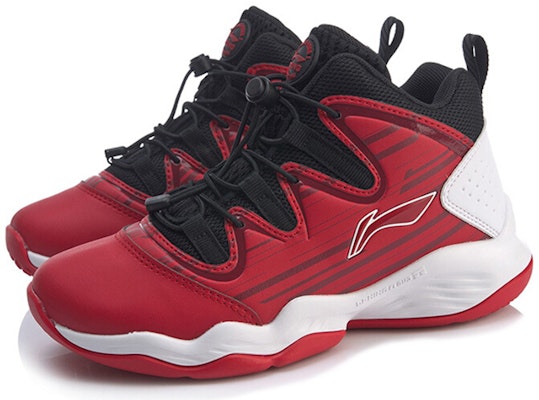 (Youth) Li-Ning Basketball Mid 'Red Black' YKBP092-7 Lookbook (Youth) Li-Ning Basketball Mid 'Red Black' YKBP092-7