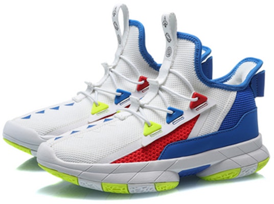 (Youth) Li-Ning Basketball Mid 'White Blue' YKCQ246-3 Lookbook (Youth) Li-Ning Basketball Mid 'White Blue' YKCQ246-3