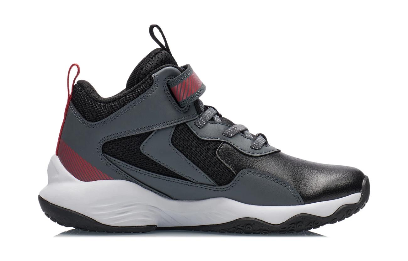 Order (JR) Li-Ning Serie Baloncesto Low 'Negro Gris' YKBR060-5