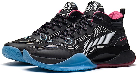 大童 LiNing李寧 透氣回彈 籃球鞋 黑色 Lookbook 大童 LiNing李寧 透氣回彈 籃球鞋 黑色