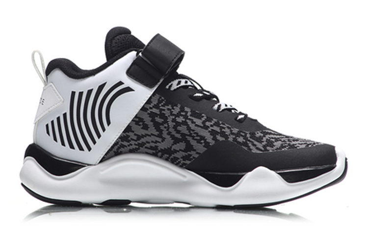 (Youth) Li-Ning Basketball Shoes 'Black Grey White' 圖 2