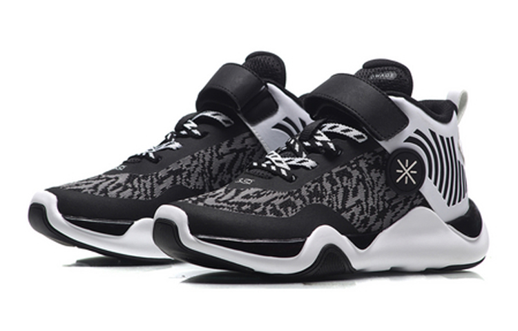 (Youth) Li-Ning Basketball Shoes 'Black Grey White' 圖 3