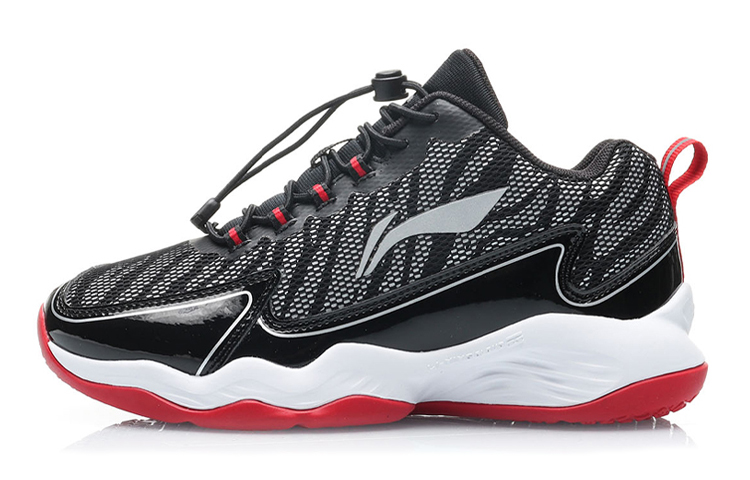 (Youth) Li-Ning Basketball Shoes 'Black Red White'