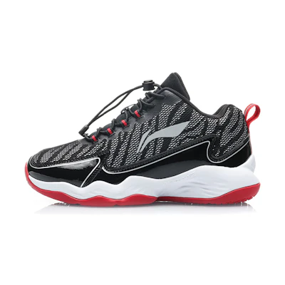 (Youth) Li-Ning Basketball Shoes 'Black Red White'