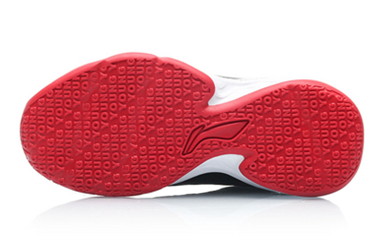 (Youth) Li-Ning Basketball Shoes 'Black Red White' 圖 5