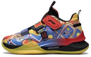 (Youth) Li-Ning Basketball Shoes 'Blue Yellow Red' YKBS110-1 (Youth) Li-Ning Basketball Shoes 'Blue Yellow Red' YKBS110-1