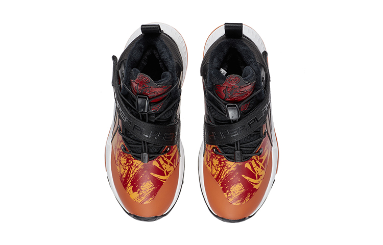 (Youth) Li-Ning Basketball Shoes 'Orange Fleece' 圖 4