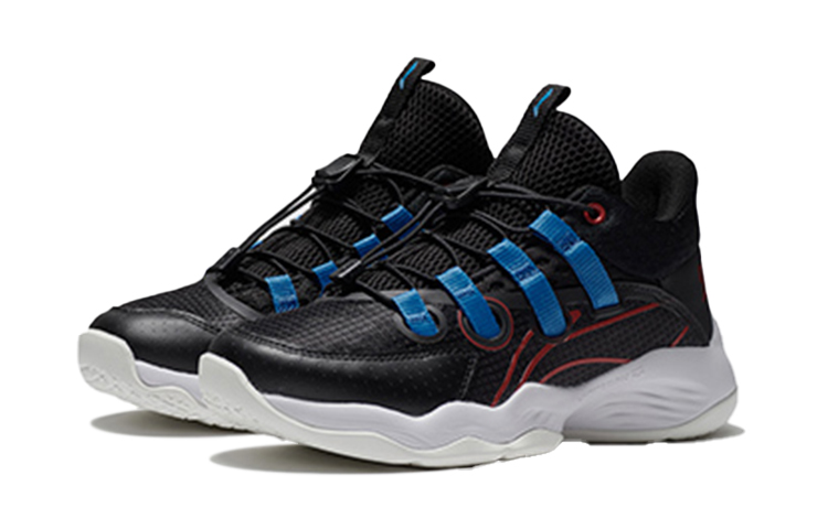 Lookbook (JR) Zapatillas de Baloncesto Li-Ning 'Soporte Amortiguación Rebote Negro' YKBS010-3