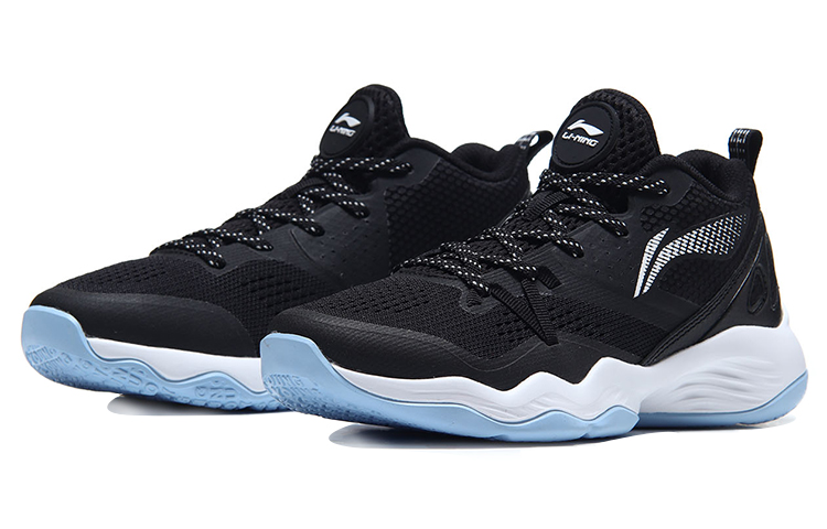 Lookbook (Youth) Li-Ning Basketball Shoes Low 'Black' YKBP001-1