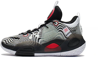 (Youth) Li-Ning Basketball Sneakers 'White Black' YKBS076-7 (Youth) Li-Ning Basketball Sneakers 'White Black' YKBS076-7
