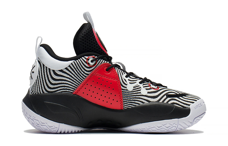 (Youth) Li-Ning Basketball Sneakers 'White Black' 圖 2